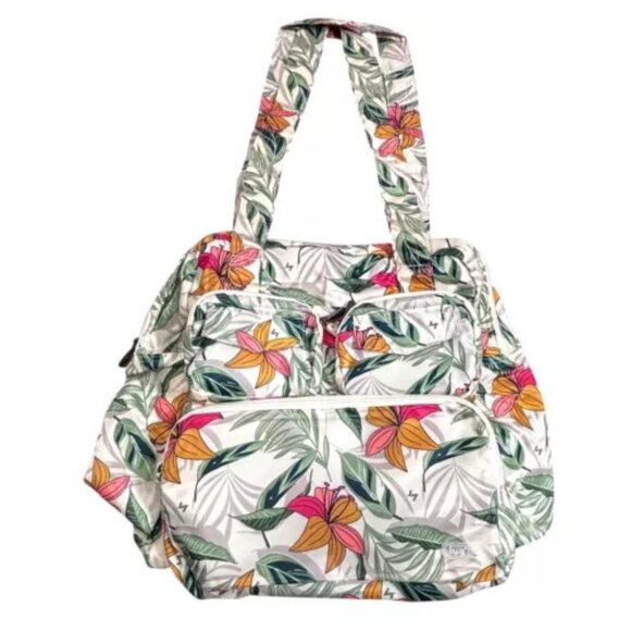 Lug Packable Carry-All - Puddle Jumper Lily Sand NWOT - Picture 2 of 8